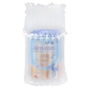 Latas de leche en polvo personalizadas para la protección del transporte con bolsas de columna de aire engrosadas