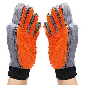 القط الاستمالة قفاز 333 نصائح سيليكون فلنلت مخصص مزيل الشعر للحيوان الأليف قفازات - Product Image 1