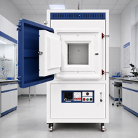 Four à vide de type boîte de laboratoire 1600 ℃   Contrôle PID programmable adapté aux universités et aux instituts de recherche