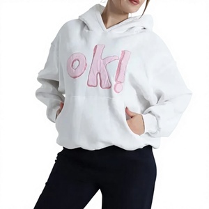 Custom Loose Breathable Eco-Friendly Quick Dry Solid Woolen Waterproof Autumn Plus Size Casual <b>Hoodies</b> Pullovers for <b>Women</b> - Product Image 1