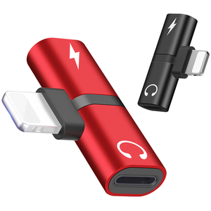 Adaptateur de charge et <span class=keywords><strong>audio</strong></span> USB-C 8 broches 2-en-1 pour téléphone portable avec convertisseur casque pour iPhone 7/8/X/XS/11/12/MAX - Product Image 1
