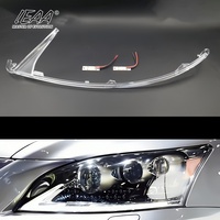 IEAA Plaque de guidage de lumière LED pour voiture, bande lumineuse de feux de jour pour Lexus LS460 2013-2016