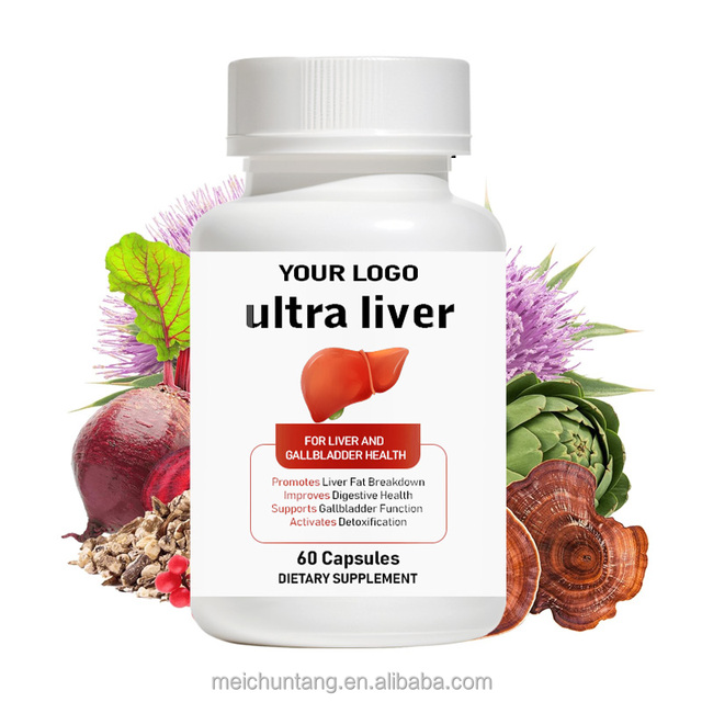 NSF Certified Private Label Adult Ultra Liver Support Capsules Milk Thistle Glutathione High Purity Silymarin for Daily Liver