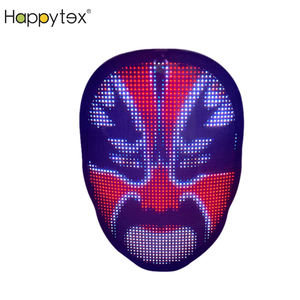 Thân Thiện Với Môi Giáng Sinh Halloween Lễ Hội Trang Phục Đảng Trò Chơi Trang Trí Quà Tặng RGB LED Ánh Sáng Mặt Nạ Tự Làm Hình Ảnh Hoạt Hình Văn Bản - Product Image 3