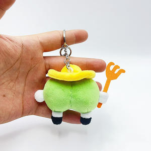 พวงกุญแจของเล่นยัดไส้แอปเปิ้ลสีเขียวของเล่นนุ่มๆของขวัญสุดสร้างสรรค์งานตามสั่ง - Product Image 5
