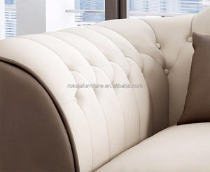 Vente d'usine Foshan ensemble de canapés en cuir de luxe en cuir <span class=keywords><strong>grande</strong></span> taille fauteuil canapé Villa salon 1 <span class=keywords><strong>2</strong></span> 3 <span class=keywords><strong>places</strong></span> canapé sectionnel - Product Image 5