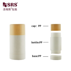 D048-75ml 2.5oz écologique recycler PP PCR plastique forme ronde noir déodorant bâton déodorant <span class=keywords><strong>tube</strong></span> pour l'hygiène des aisselles - Product Image 4