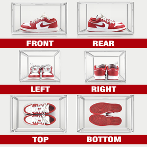 Scatola Portascarpe DAYOOH <span class=keywords><strong>in</strong></span> Acrilico <span class=keywords><strong>Trasparente</strong></span> all'Ingrosso, Impilabile, Vetrina per Borse, Contenitore per Sneaker, <span class=keywords><strong>Scarpiera</strong></span> con Coperchio - Product Image 3