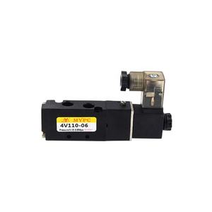 صمام لولبي من الألومنيوم يعمل بالهواء المضغوط صمام هواء لولبي هوائي مخصص DC24V/8 "Way 3V110-06 - Product Image 4