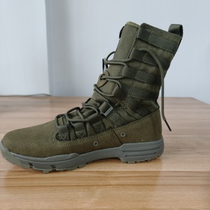 รองเท้าบูทแบบยุทธวิธี DFJB03 ลายพรางป่าไม้ ทำจากผ้าใบและหนังกลับ - Product Image 4