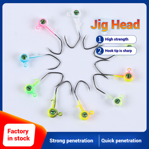 Tầm nhìn cao 3D mắt crappie & panfish Jig đầu 1/16oz 1/8oz lý tưởng cho crappie Kích thước thủ môn & cá rô vàng - Product Image 6