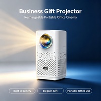 Cadeau d'entreprise promotionnel, mini projecteur LED 4K rechargeable avec Wifi et BT, projecteur vidéo de qualité supérieure, Android portable