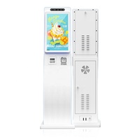 Kiosque de commande et de paiement en libre-service de haute qualité, écran tactile de 23,6 pouces, pour intérieur, sur pied, avec SDK