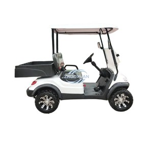 Voiture de tourisme électrique 4 roues 4 places avec sièges en cuir épais pour usage panoramique - Product Image 6