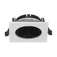 Plafonnier LED carré moderne en aluminium Xushuang, 220V, garantie 3 ans, cadre rotatif remplaçable, série SD041