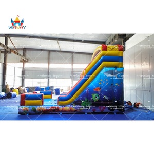 Glissière d'eau gonflable Offre Spéciale pour enfants adultes châteaux de saut bon marché secs humides pour le matériel de PVC de location pour le parc de sports de trampoline - Product Image 4