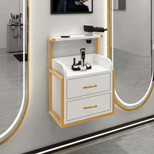 Carro de salón de belleza Carro Ruedas Carro de metal Gabinete de carro de acero inoxidable - Product Image 1