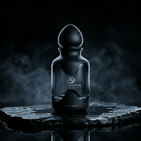 Glacial Mint 100ml Parfümflasche - Mattiertes Türkisglas für Frische, Ozeanische Düfte