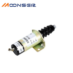 Válvula solenoide de apagado del motor diésel Moons 1502-12C6U1B1S1 12V 24V para reemplazo y reparación - Product Image 1