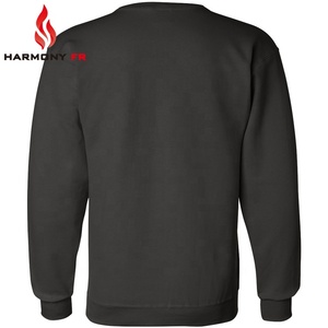 En gros 100% Coton Tricoté à Col Rond En Molleton Ignifuge de Sécurité <span class=keywords><strong>Travail</strong></span> <span class=keywords><strong>Sweat</strong></span> - Product Image 4