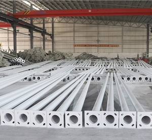 Poste de luz de calle de precio más bajo para antiguo galvanizado 3M 9m 10m 20Ft doble cara al aire libre Solar Metal linterna pública entrada - Product Image 5