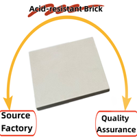 Carrelage anti-corrosion acide 200x200x20mm Modèle ZG-20020 Haute résistance pour revêtements de sol d'usines pétrochimiques