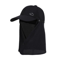 Sombrero de Pescador para Protección Solar de Verano, Impermeable, de Secado Rápido, con Solapa Desmontable y Cremallera, Gorra de Béisbol para Senderismo y Actividades al Aire Libre, Venta al Por Mayor