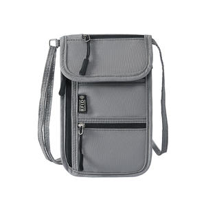 Organisateur de passeport multifonctionnel avec cordon, porte-passeport portable, étui pour billets d'avion et cartes, sac de téléphone unisexe à porter autour du cou ou en bandoulière - Product Image 2