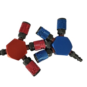 Fabrik-Großhandel Pneumatische Schnellkupplung 3-Wege-Luftverteiler-Anschlüsse 1/4''NPT Luftschlauchkupplung OEM - Product Image 6