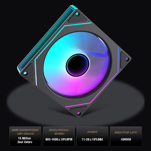 Lovingcool yüksek verimli RGB oyun PC soğutma fanı Ultra sessiz ayarlanabilir aydınlatma çoklu çalışma modları 5V bilgisayar kasası - Product Image 6