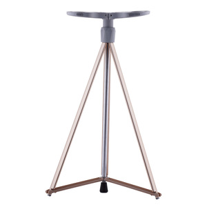 Bâton de randonnée multifonctionnel en alliage d'aluminium télescopique, bâton de marche pour le camping en plein air, tabouret, argent, noir, or KQ-KT2 - Product Image 4