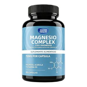 Cápsulas de Suplemento de Magnesio OEM/ODM de Venta Caliente, Apoyo para la Salud Ósea y Muscular, Refuerzo Inmunológico, Gestión de Energía, 60 Cápsulas por Envase - Product Image 1