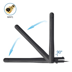 Cowin có thể gập lại 3.0dbi 2.4GHz/5GHz Wifi cao su vịt ufl/U.FL ăng-ten bên ngoài cho xbee và ZigBee - Product Image 2