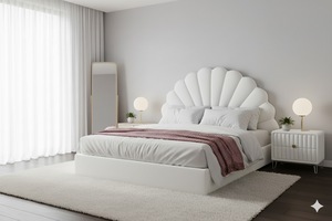 เตียงควีนไซส์/คิงไซส์/ทุกขนาดนุ่มและสบายพร้อมคุณสมบัติยกแก๊สที่ปรับได้ดีไซน์ทันสมัยหรูหรา - Product Image 5