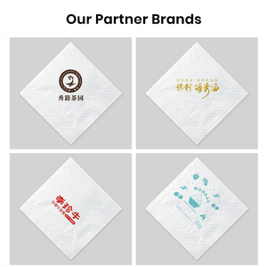 Nhà Máy Các Nhà Sản Xuất Biểu Tượng Tùy Chỉnh Nhà Hàng Đảng Cà Phê Khăn Ăn Tùy Chỉnh In Trắng Mô Giấy Khăn Ăn - Product Image 5