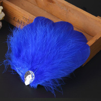 2022 coiffure en plumes naturelles pour femme, accessoires de Performance de danse pour fille