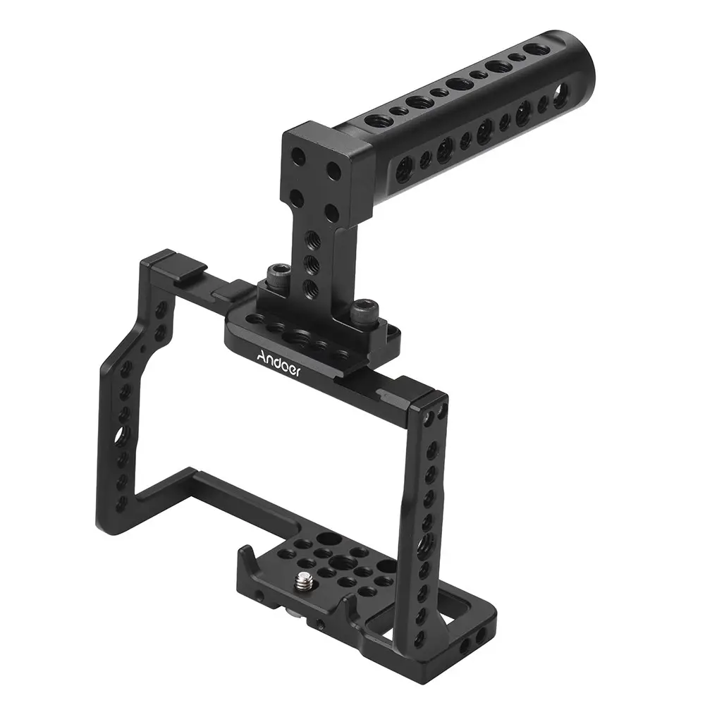 Tilta — Cage de caméra G85 et Kit de poignée supérieure, avec plusieurs trous de montage de 1/4 "et 3/8", 2 prises de chaussures froides pour caméra Panasonic G85/G80 ILDC