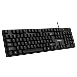 Milang Wired <b>Keyboard</b> And Mouse Set Full Size With <b>Number</b> <b>Pad</b> For Desktop Laptop Office Use - Product Image 3