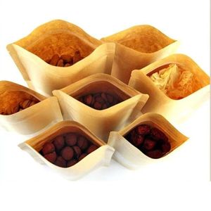 Opvouwbaar Opbergontwerp, Geen Ruimte Bezet Bij Inactieve Verdikte Kraft-Papieren Zak Met Transparant Venster - Product Image 5