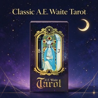 Cartes de tarot Waite classiques d'un siècle d'âge, cartes flash laser haut de gamme, jeu de divination mystérieux pour table