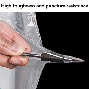 Film transparent pré-étiré 10 microns, fabrication chinoise, souple, pour coulée, extension 300%, bords pliés - Product Image 3