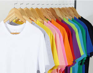 Oem Chất Lượng Cao 100% Cotton Mens Áo Thun Bán Buôn Biểu Tượng Tùy Chỉnh In Ấn 200 GSM Unisex Vòng Cổ Trống TEE Áo Phông - Product Image 2