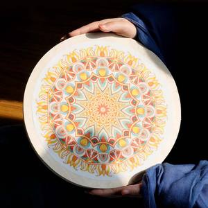 Stream Drum Niche Instrument de percussion ethnique Simulateur de son de ruisseau naturel Instrument de thérapie musicale Compact et portable - Product Image 2