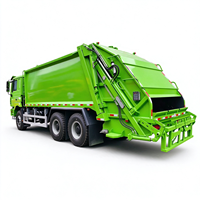 Camion compacteur de déchets SHACMAN F3000 6x4 18CBM à chargement arrière, compacteur hydraulique de déchets, camion de collecte des déchets, LHD/RHD en option
