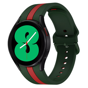 20mm Montre Bande Pour Samsung <span class=keywords><strong>Galaxy</strong></span> Montre <span class=keywords><strong>4</strong></span> Classique 46mm <span class=keywords><strong>42mm</strong></span> Smartwatch Silicone Sport <span class=keywords><strong>Bracelet</strong></span> <span class=keywords><strong>Galaxy</strong></span> Montre 5 44mm 40mm Sangle - Product Image 1