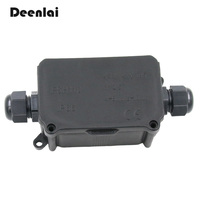 Boîte de jonction électrique extérieure étanche IP66 FSH110 en PP, boîtier résistant à l'eau avec couvercle à charnières