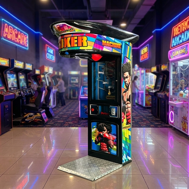 Electronic Boxing Game Popular Arcade Boxing Machine Street Boxing Entertainment Machine Metal