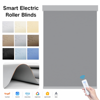 Stores enrouleurs électriques en tissu imperméable, résistants au vent et aux UV, motorisés, pour hôtel, appartement, chambre à coucher