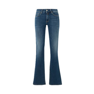 Jeans Bootcut pour Femmes avec Ouverture Élevée et Placement Stratégique des Coutures pour Allonger les Jambes et Accentuer la Taille Naturelle avec Grâce - Product Image 1