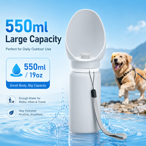 Bouteille d'eau pliable pour <span class=keywords><strong>chien</strong></span>, design peu encombrant, silicone de qualité alimentaire, sans BPA, étanche, pour voyages en extérieur - Product Image 3